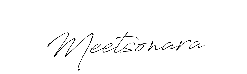 How to make Meetsonara signature? Antro_Vectra is a professional autograph style. Create handwritten signature for Meetsonara name. Meetsonara signature style 6 images and pictures png