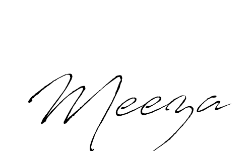 Meeza stylish signature style. Best Handwritten Sign (Antro_Vectra) for my name. Handwritten Signature Collection Ideas for my name Meeza. Meeza signature style 6 images and pictures png