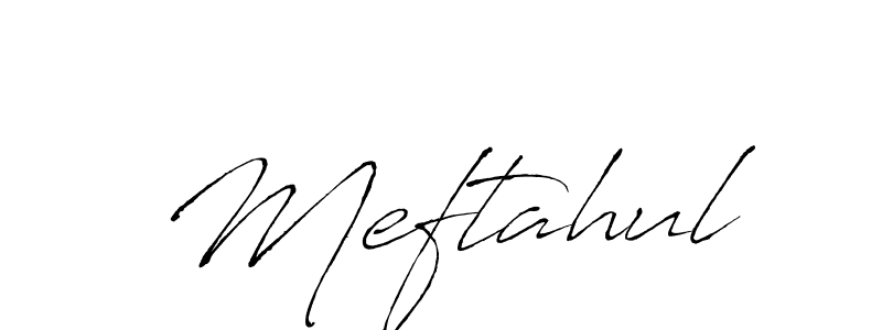 How to make Meftahul signature? Antro_Vectra is a professional autograph style. Create handwritten signature for Meftahul name. Meftahul signature style 6 images and pictures png