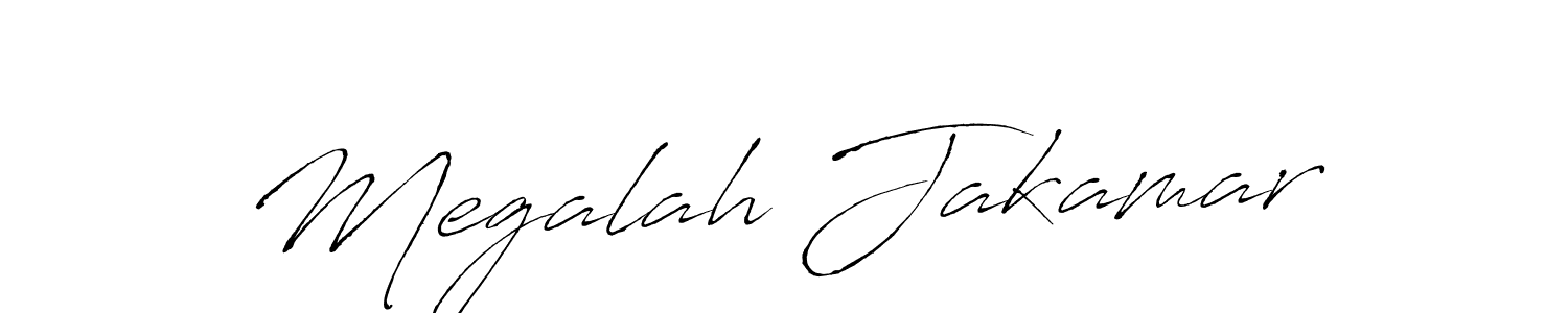 Design your own signature with our free online signature maker. With this signature software, you can create a handwritten (Antro_Vectra) signature for name Megalah Jakamar. Megalah Jakamar signature style 6 images and pictures png