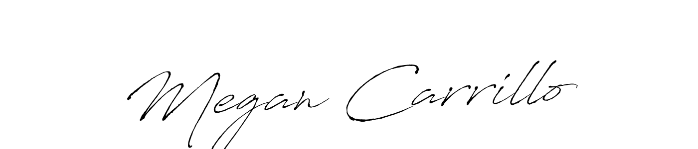 It looks lik you need a new signature style for name Megan Carrillo. Design unique handwritten (Antro_Vectra) signature with our free signature maker in just a few clicks. Megan Carrillo signature style 6 images and pictures png