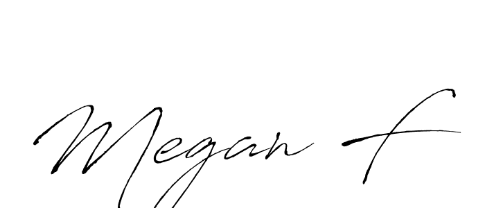 Make a beautiful signature design for name Megan F. With this signature (Antro_Vectra) style, you can create a handwritten signature for free. Megan F signature style 6 images and pictures png