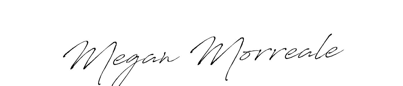 Antro_Vectra is a professional signature style that is perfect for those who want to add a touch of class to their signature. It is also a great choice for those who want to make their signature more unique. Get Megan Morreale name to fancy signature for free. Megan Morreale signature style 6 images and pictures png