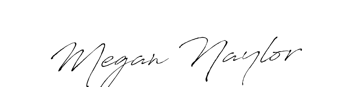 Megan Naylor stylish signature style. Best Handwritten Sign (Antro_Vectra) for my name. Handwritten Signature Collection Ideas for my name Megan Naylor. Megan Naylor signature style 6 images and pictures png