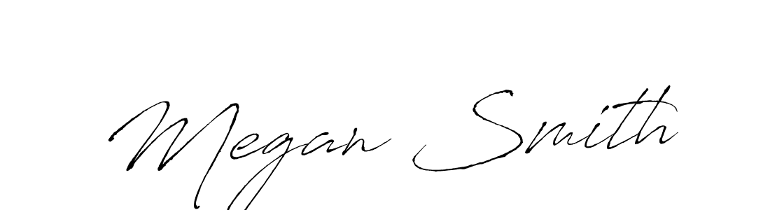 You should practise on your own different ways (Antro_Vectra) to write your name (Megan Smith) in signature. don't let someone else do it for you. Megan Smith signature style 6 images and pictures png