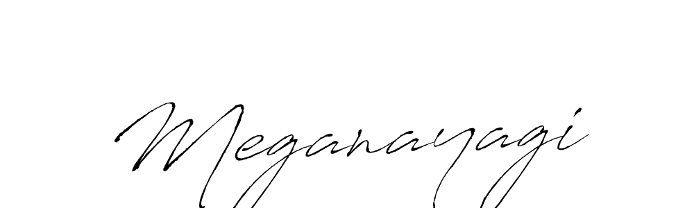 Meganayagi stylish signature style. Best Handwritten Sign (Antro_Vectra) for my name. Handwritten Signature Collection Ideas for my name Meganayagi. Meganayagi signature style 6 images and pictures png