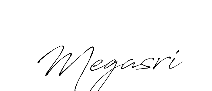 How to make Megasri signature? Antro_Vectra is a professional autograph style. Create handwritten signature for Megasri name. Megasri signature style 6 images and pictures png