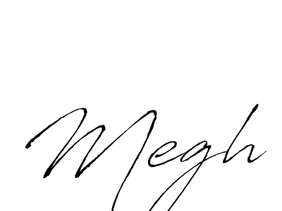 Make a beautiful signature design for name Megh. With this signature (Antro_Vectra) style, you can create a handwritten signature for free. Megh signature style 6 images and pictures png