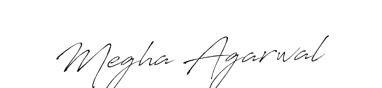 Antro_Vectra is a professional signature style that is perfect for those who want to add a touch of class to their signature. It is also a great choice for those who want to make their signature more unique. Get Megha Agarwal name to fancy signature for free. Megha Agarwal signature style 6 images and pictures png