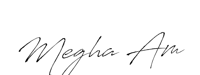 It looks lik you need a new signature style for name Megha Am. Design unique handwritten (Antro_Vectra) signature with our free signature maker in just a few clicks. Megha Am signature style 6 images and pictures png