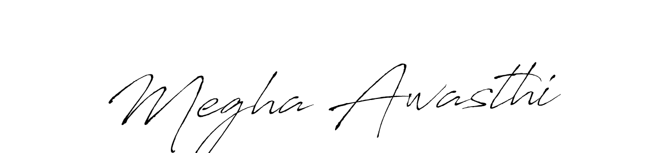 Also we have Megha Awasthi name is the best signature style. Create professional handwritten signature collection using Antro_Vectra autograph style. Megha Awasthi signature style 6 images and pictures png