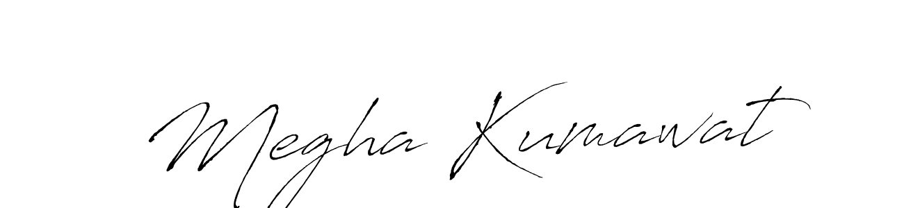 Use a signature maker to create a handwritten signature online. With this signature software, you can design (Antro_Vectra) your own signature for name Megha Kumawat. Megha Kumawat signature style 6 images and pictures png