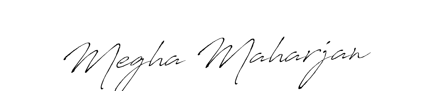 The best way (Antro_Vectra) to make a short signature is to pick only two or three words in your name. The name Megha Maharjan include a total of six letters. For converting this name. Megha Maharjan signature style 6 images and pictures png