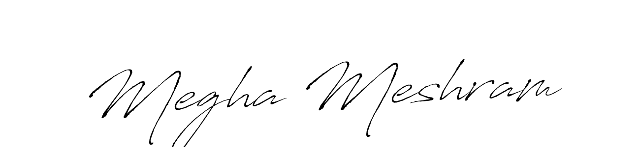 How to make Megha Meshram signature? Antro_Vectra is a professional autograph style. Create handwritten signature for Megha Meshram name. Megha Meshram signature style 6 images and pictures png