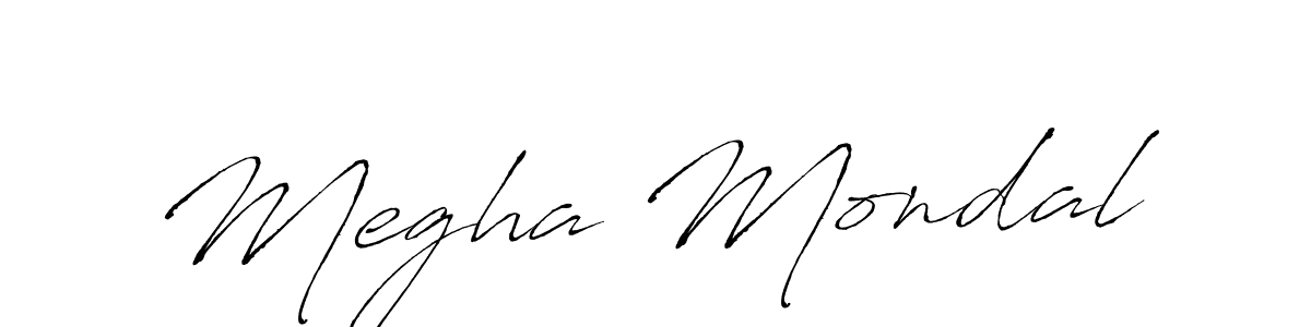 The best way (Antro_Vectra) to make a short signature is to pick only two or three words in your name. The name Megha Mondal include a total of six letters. For converting this name. Megha Mondal signature style 6 images and pictures png