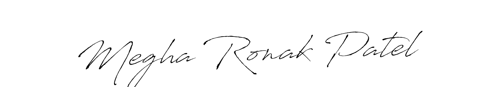 How to make Megha Ronak Patel signature? Antro_Vectra is a professional autograph style. Create handwritten signature for Megha Ronak Patel name. Megha Ronak Patel signature style 6 images and pictures png