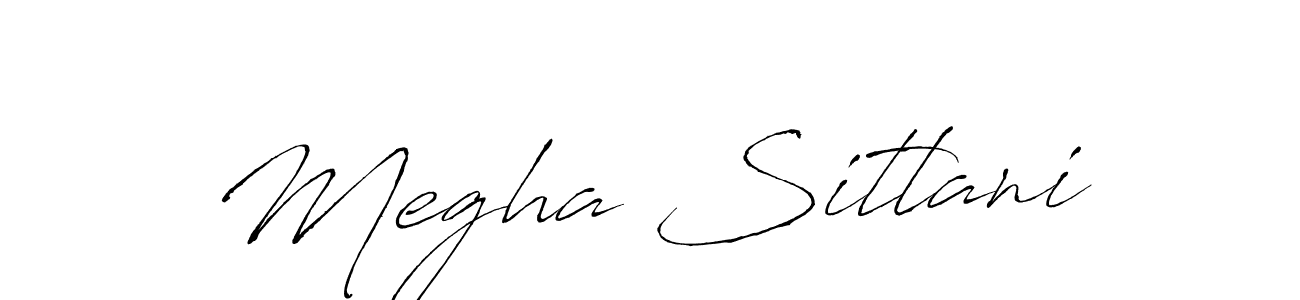 It looks lik you need a new signature style for name Megha Sitlani. Design unique handwritten (Antro_Vectra) signature with our free signature maker in just a few clicks. Megha Sitlani signature style 6 images and pictures png