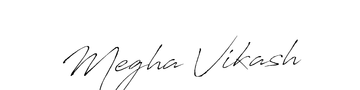 Create a beautiful signature design for name Megha Vikash. With this signature (Antro_Vectra) fonts, you can make a handwritten signature for free. Megha Vikash signature style 6 images and pictures png