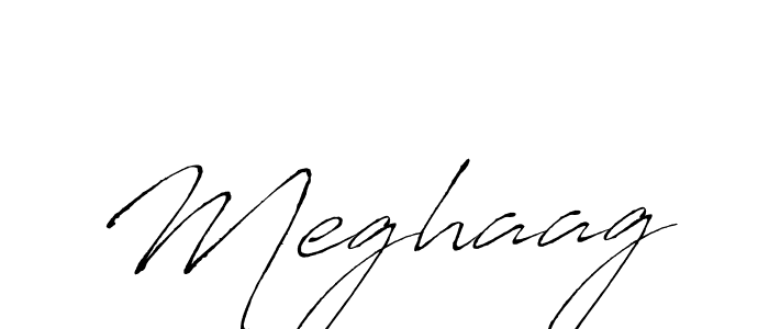 How to make Meghaag signature? Antro_Vectra is a professional autograph style. Create handwritten signature for Meghaag name. Meghaag signature style 6 images and pictures png