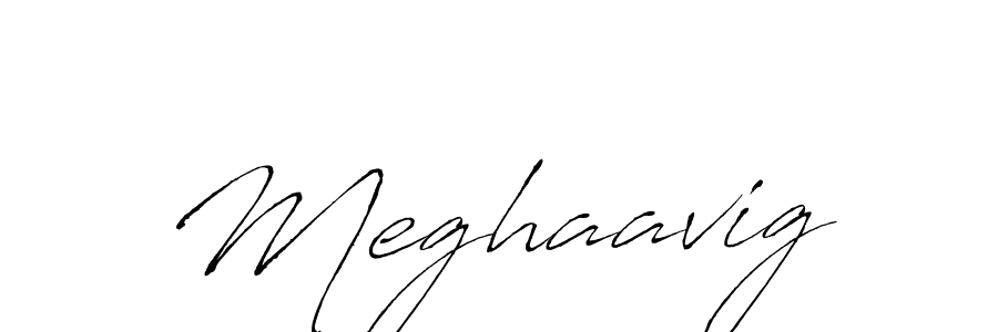Create a beautiful signature design for name Meghaavig. With this signature (Antro_Vectra) fonts, you can make a handwritten signature for free. Meghaavig signature style 6 images and pictures png