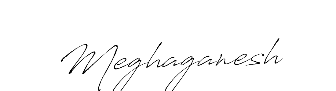 Meghaganesh stylish signature style. Best Handwritten Sign (Antro_Vectra) for my name. Handwritten Signature Collection Ideas for my name Meghaganesh. Meghaganesh signature style 6 images and pictures png