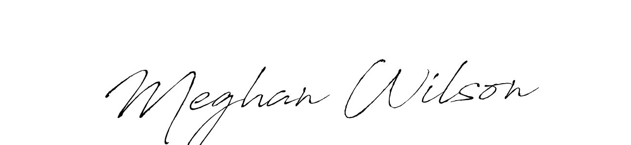 Create a beautiful signature design for name Meghan Wilson. With this signature (Antro_Vectra) fonts, you can make a handwritten signature for free. Meghan Wilson signature style 6 images and pictures png