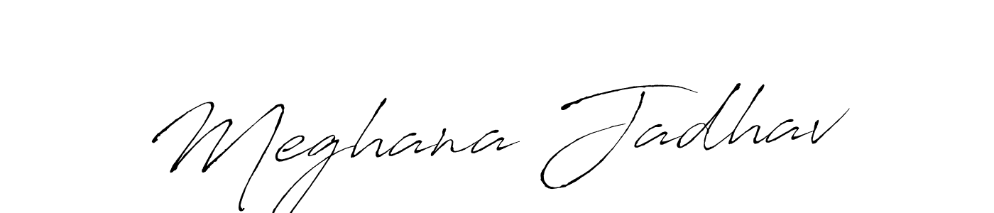 Make a beautiful signature design for name Meghana Jadhav. Use this online signature maker to create a handwritten signature for free. Meghana Jadhav signature style 6 images and pictures png