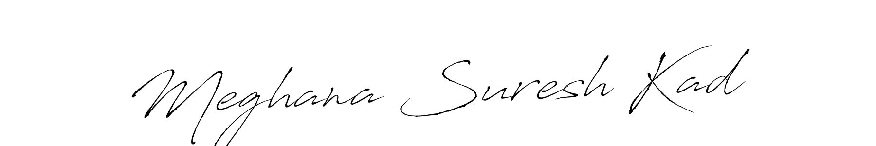 Meghana Suresh Kad stylish signature style. Best Handwritten Sign (Antro_Vectra) for my name. Handwritten Signature Collection Ideas for my name Meghana Suresh Kad. Meghana Suresh Kad signature style 6 images and pictures png