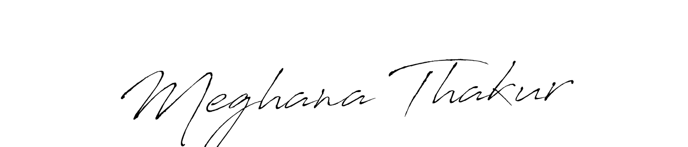 Use a signature maker to create a handwritten signature online. With this signature software, you can design (Antro_Vectra) your own signature for name Meghana Thakur. Meghana Thakur signature style 6 images and pictures png