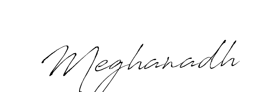 Design your own signature with our free online signature maker. With this signature software, you can create a handwritten (Antro_Vectra) signature for name Meghanadh. Meghanadh signature style 6 images and pictures png