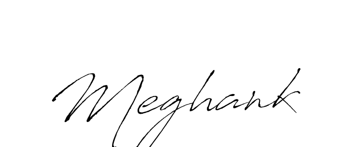 Create a beautiful signature design for name Meghank. With this signature (Antro_Vectra) fonts, you can make a handwritten signature for free. Meghank signature style 6 images and pictures png