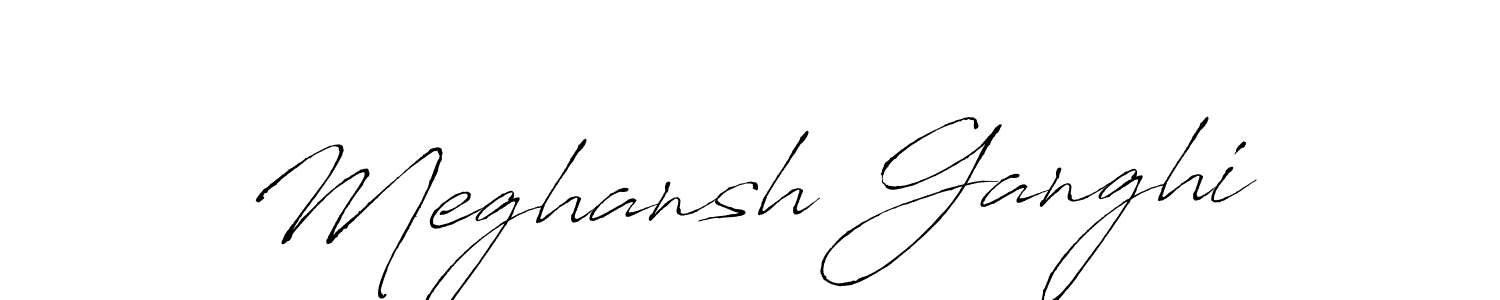 Use a signature maker to create a handwritten signature online. With this signature software, you can design (Antro_Vectra) your own signature for name Meghansh Ganghi. Meghansh Ganghi signature style 6 images and pictures png