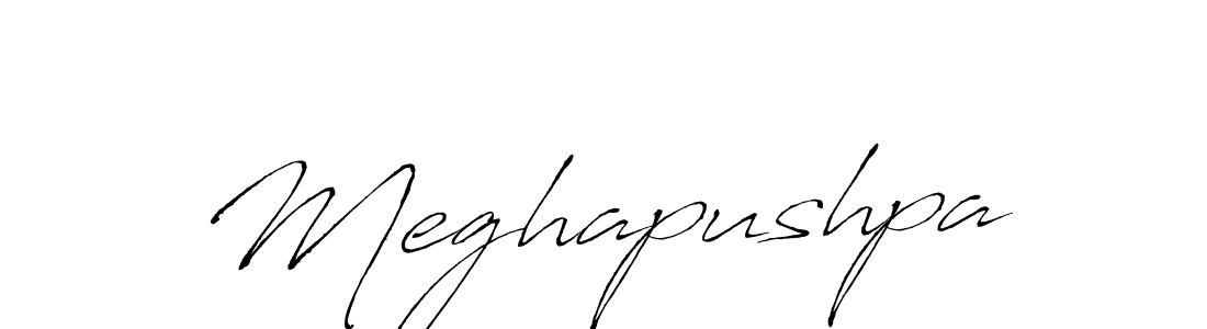 You should practise on your own different ways (Antro_Vectra) to write your name (Meghapushpa) in signature. don't let someone else do it for you. Meghapushpa signature style 6 images and pictures png