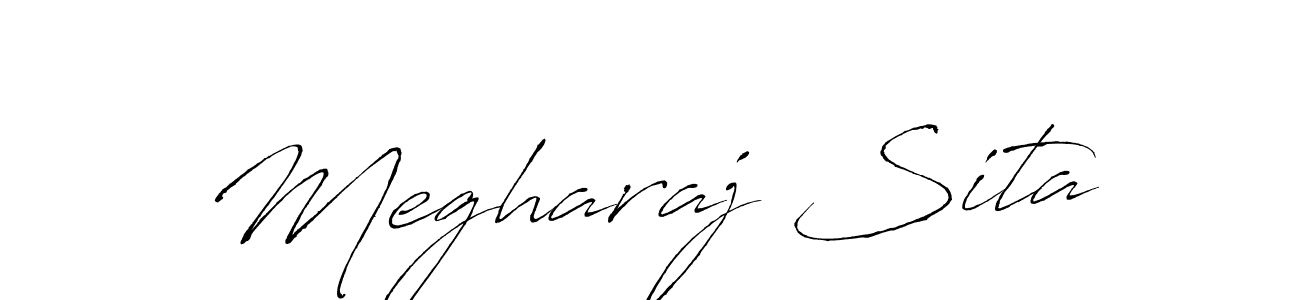 Megharaj Sita stylish signature style. Best Handwritten Sign (Antro_Vectra) for my name. Handwritten Signature Collection Ideas for my name Megharaj Sita. Megharaj Sita signature style 6 images and pictures png