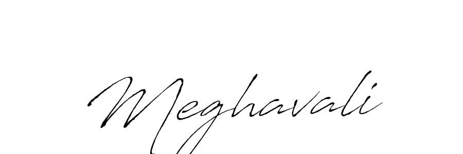Create a beautiful signature design for name Meghavali. With this signature (Antro_Vectra) fonts, you can make a handwritten signature for free. Meghavali signature style 6 images and pictures png