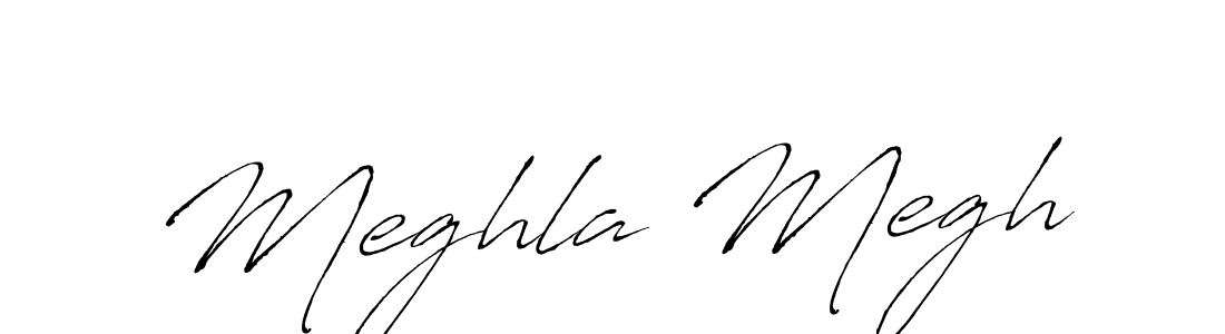 Use a signature maker to create a handwritten signature online. With this signature software, you can design (Antro_Vectra) your own signature for name Meghla Megh. Meghla Megh signature style 6 images and pictures png