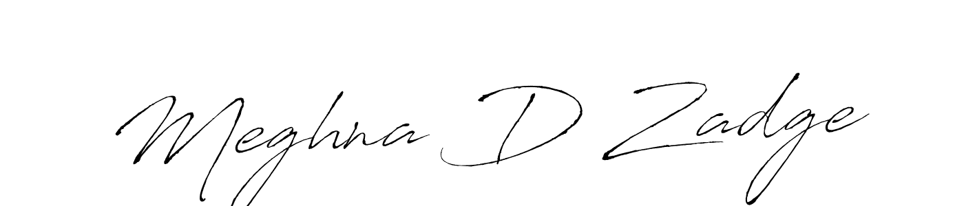 Make a short Meghna D Zadge signature style. Manage your documents anywhere anytime using Antro_Vectra. Create and add eSignatures, submit forms, share and send files easily. Meghna D Zadge signature style 6 images and pictures png