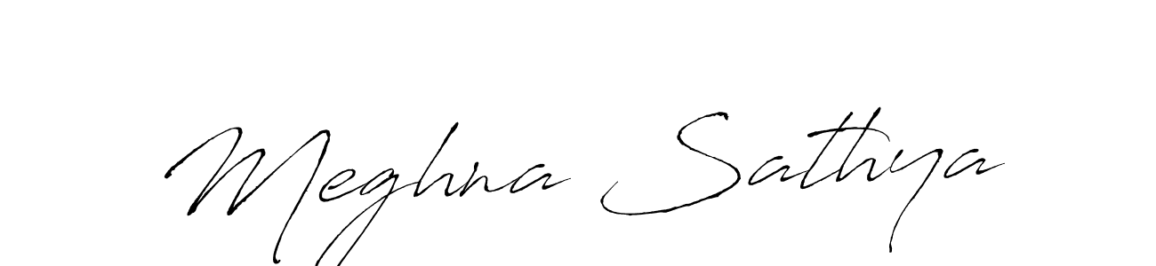 Make a beautiful signature design for name Meghna Sathya. Use this online signature maker to create a handwritten signature for free. Meghna Sathya signature style 6 images and pictures png