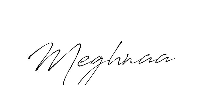 Make a beautiful signature design for name Meghnaa. With this signature (Antro_Vectra) style, you can create a handwritten signature for free. Meghnaa signature style 6 images and pictures png