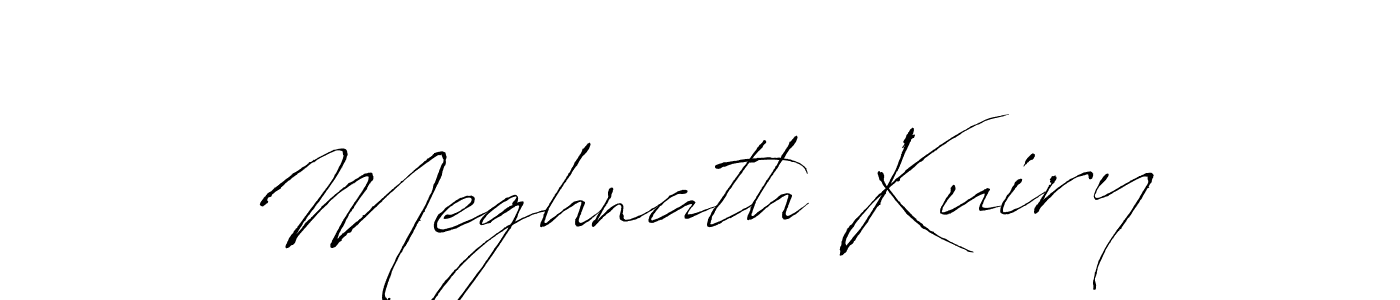 Design your own signature with our free online signature maker. With this signature software, you can create a handwritten (Antro_Vectra) signature for name Meghnath Kuiry. Meghnath Kuiry signature style 6 images and pictures png