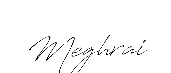 How to make Meghrai name signature. Use Antro_Vectra style for creating short signs online. This is the latest handwritten sign. Meghrai signature style 6 images and pictures png
