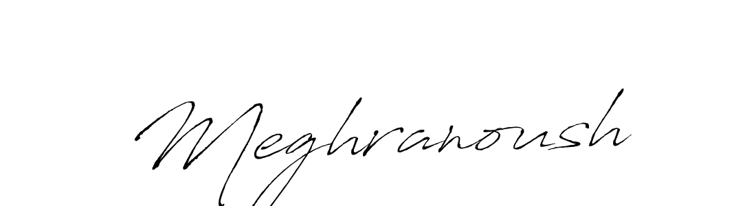 if you are searching for the best signature style for your name Meghranoush. so please give up your signature search. here we have designed multiple signature styles  using Antro_Vectra. Meghranoush signature style 6 images and pictures png