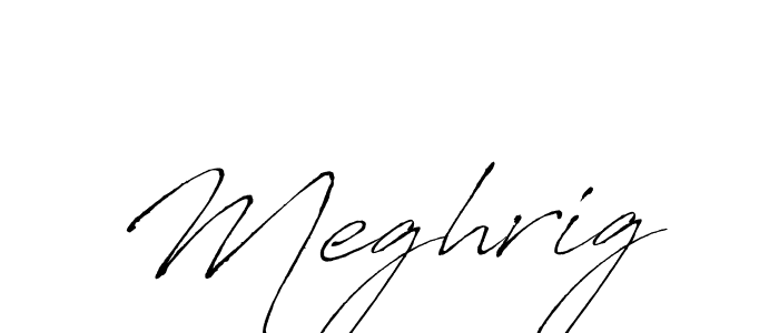 Similarly Antro_Vectra is the best handwritten signature design. Signature creator online .You can use it as an online autograph creator for name Meghrig. Meghrig signature style 6 images and pictures png