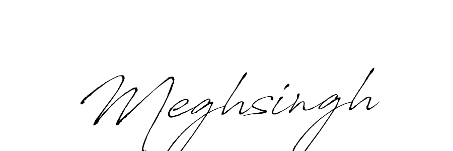How to make Meghsingh signature? Antro_Vectra is a professional autograph style. Create handwritten signature for Meghsingh name. Meghsingh signature style 6 images and pictures png
