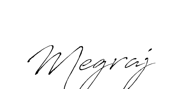 Design your own signature with our free online signature maker. With this signature software, you can create a handwritten (Antro_Vectra) signature for name Megraj. Megraj signature style 6 images and pictures png