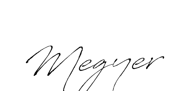 How to make Megyer signature? Antro_Vectra is a professional autograph style. Create handwritten signature for Megyer name. Megyer signature style 6 images and pictures png
