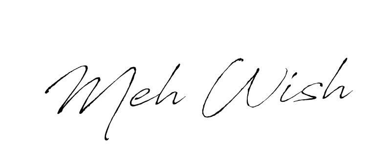 How to Draw Meh Wish signature style? Antro_Vectra is a latest design signature styles for name Meh Wish. Meh Wish signature style 6 images and pictures png