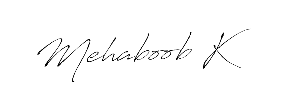 Also we have Mehaboob K name is the best signature style. Create professional handwritten signature collection using Antro_Vectra autograph style. Mehaboob K signature style 6 images and pictures png