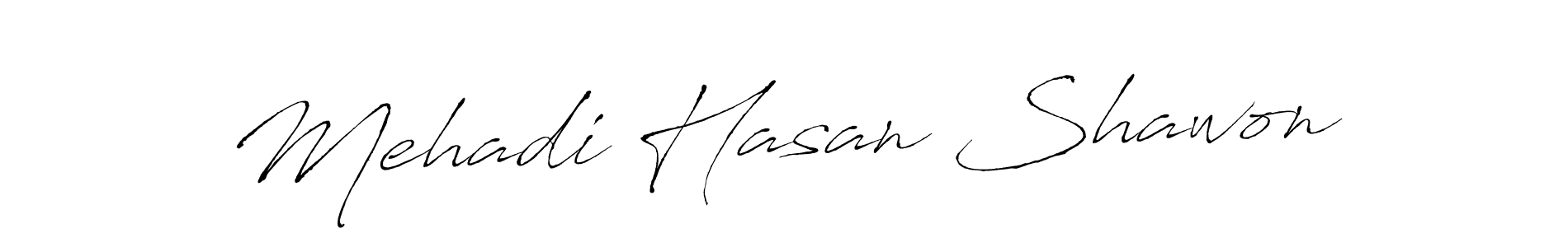 Mehadi Hasan Shawon stylish signature style. Best Handwritten Sign (Antro_Vectra) for my name. Handwritten Signature Collection Ideas for my name Mehadi Hasan Shawon. Mehadi Hasan Shawon signature style 6 images and pictures png