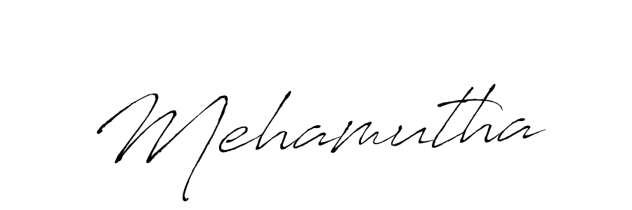 Use a signature maker to create a handwritten signature online. With this signature software, you can design (Antro_Vectra) your own signature for name Mehamutha. Mehamutha signature style 6 images and pictures png